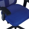 Eexcaeal Mid Back Ergonomic Chair in Blue Colour