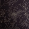 Uma Chocolate Shade Floral 400 TC Cotton Flat Double Queen Size Bedsheet with 2 Pillow Covers – Threads