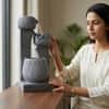 Water Fountain Nordic Serenity Water Fountain in 3 Tier in Slate Grey Colour