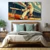 The Castle Decor Sports Wall Painting Wooden Framed 27x48 Inch