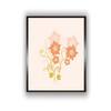 White Brown Mughal Floral Canvas Wall Prints Canvas Wall Prints Set of 1 Multicolor Matte