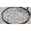 Warli Chitra Round Nesting Tables with Wooden Legs, Side Tables, Wooden Tables, Living Room Decor by A Tiny Mistake