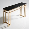 Modern Metal Console Table in Gold Colour