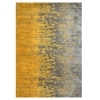 Multicolor Abstract Machine Made Polyester 6 X 9 Feet Carpet
