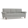 Oxford 3 Seater Fabric Sofa in Vapour Grey Colour