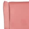Charm Velvet Accent Chair in Blush Pink