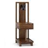 Barrow Solid Wood Bedside Table in Teak Finish
