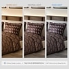 Stoa Paris Satin Comforter Set for King Size Bed 300TC Premium Bedding Ruby Affair