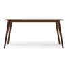 Lawson Solid Wood 6 Seater Dining Table In Walnut Finish