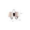 Biren Multicolour Fabric Wall Light