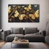 The Castle Decor Golden Butterflies Wall Art Set of 5 27x48 Inch (Style 1)