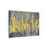 Truss Yellow Grey Pieces Canvas Wall Prints Canvas Wall Prints Set of 3 Multicolor Matte