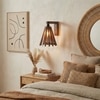 Funnel Brown Solid Wood Wall Lights