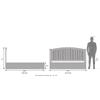Wichita Solid Wood King Size Box Storage Bed In White Finish
