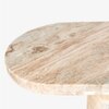 Hump Marble Console Table in White Colour