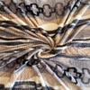 Mila Multicolor Abstract Wool Single Bed Blanket 350 Gsm