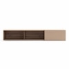 Sydney Modular Wall-Mounted Shelf in Beige High Gloss Finish
