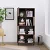 Hexa Engineered Wood Bookshelf Multipurpose Storage Rack in Giant Wood and Frosty White
