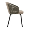 Scandinavian Atlas Dining Chair Matte Black Finish