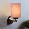 Devansh Metal Electric Wall Light in Grey Colour with Grey Shade Count of 1 Light