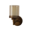 Eliante Modern Wall Lights Mild Steel & Glass Material Antique Gold & Champaign Finish