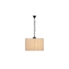 Wells White Natural Fiber Hanging Light