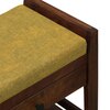Sarpsborg Solid Wood Shoe Rack with Seating in Walnut Brown finish