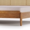 Meadow Non Storage Cane King Size Bed in Natural Finish
