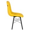 Beautiful Leatherette Dining Chair in Yellow Colour