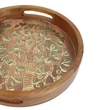 Tree of Life Wooden Tray Set – Handcrafted Nature Design (Set of 2)