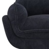 Marson Swivel Lounge Chair in Indigo Blue Colour