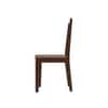 Monterey 6 Seater Dining Set with 6 Chairs (Rubberwood, Dark Cappuccino Finish)