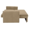 Melano  Pull Out Sofa cum Bed  in Beige Colour