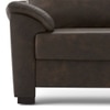 Farina 2 Seater Luxury Italian Leather Sofa In French Roast