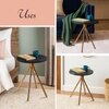 Harmony Mango Wood Side Table in Black Colour