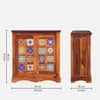 Rangrez Sheesham Wood Cabinet in Honey Oak Finish