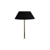 Black cotton with Metal Gold Table Lamp