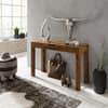 Brindley Sheeham Wood Console Table in Provincial Teak Finish With 1 Drawer