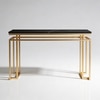 Modern Metal Console Table in Gold Colour