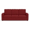 Apollo High Back 3 Seater  Fabric Sofa In Salsa Red Colour