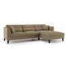 Lewis Sectional Sofa (Colour : Dune, Cushion : Soft, Seater : Right Aligned 3 Seater + Right Aligned Chaise)