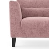Lewis 2 Seater Fabric Sofa In Desert Rose Colour