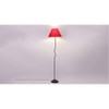 Rain Red Cotton shade with Iron floor lamp