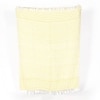 Yellow Chevron Cotton Throw