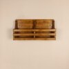 Norita Wooden Wall Shelf Organiser With Key Holders