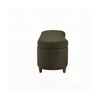 Leroj Boucle 2 Seater Ottoman Bench with Storage  in Olive Green  Color
