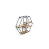 WOODENMOOD Hexa Wall Rack