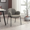 Tezzo Fabric Dining Chair in Green Colour