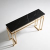 Modern Metal Console Table in Gold Colour