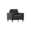 Verona Premium 1 Seater Fabric Sofa in Smoke Colour
